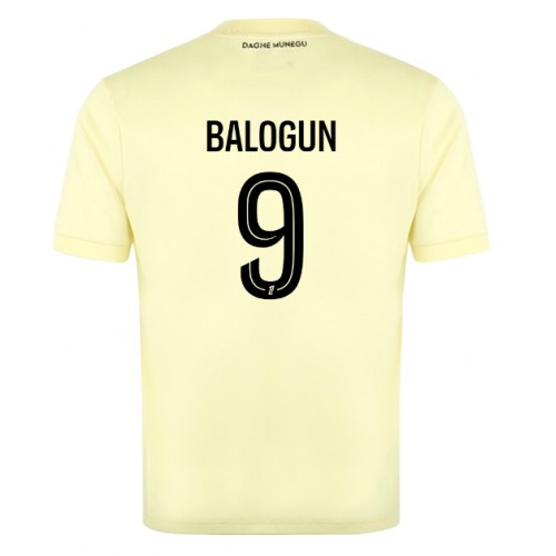 Stroje piłkarskie AS Monaco Folarin Balogun #9 Koszulka Trzeciej 2025-26 Krótki Rękaw